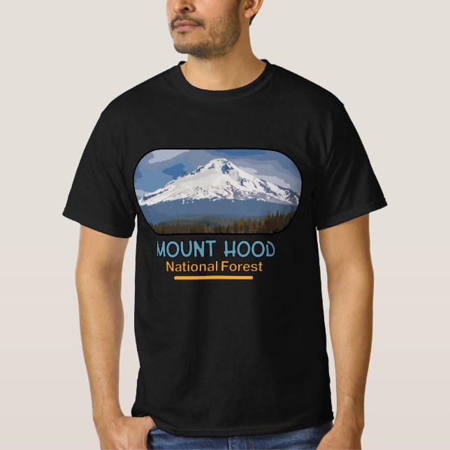 Nationell huva vid berget t shirt (Framsida)
