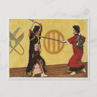 Nationell idrott 1920 Vintage Stil från Japan Vykort