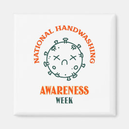 Nationell informationsvecka för handtvätt magnet