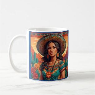Nationell ispanikminnesmånad kaffemugg