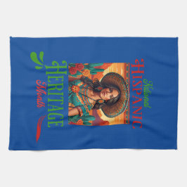 Nationell ispanikminnesmånad kökshandduk