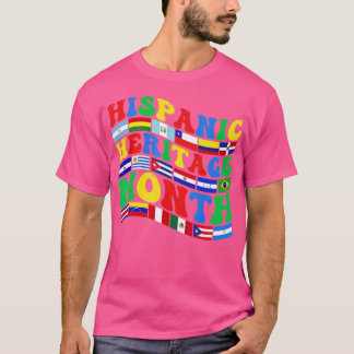 Nationell ispanikspridningsmånad hela land La T Shirt