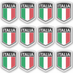 Nationell - Italia Klistermärken