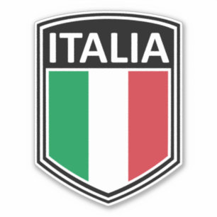 Nationell - Italia Klistermärken