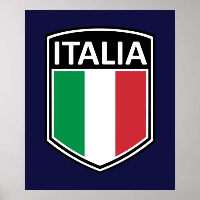 Nationell - Italia Poster (Framsidan)