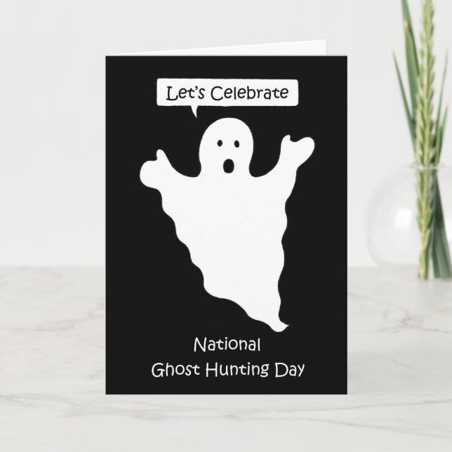 Nationell jaktdag i Ghost, 29 september Kort (Framsida)