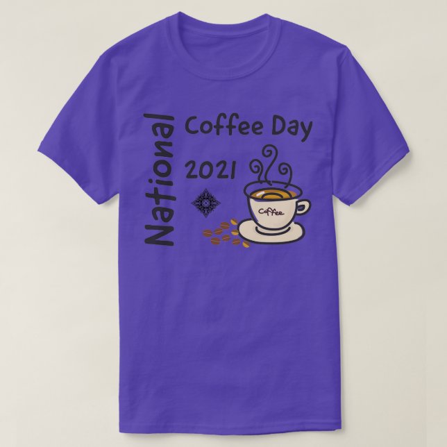 Nationell kaffedag 2021 t shirt (Design framsida)
