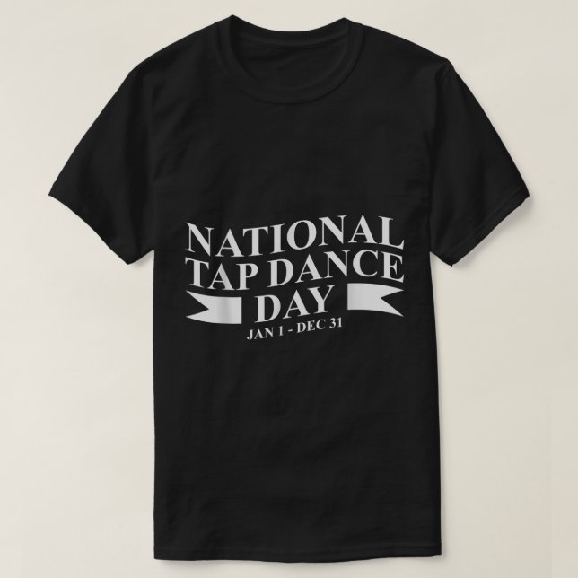 Nationell kartstiftningsdag Jan 1 dec 31 Dancing T Shirt (Design framsida)
