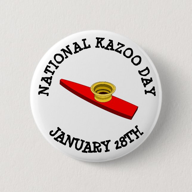 Nationell Kazoo-dag 28 januari-knapp Knapp (Framsida)