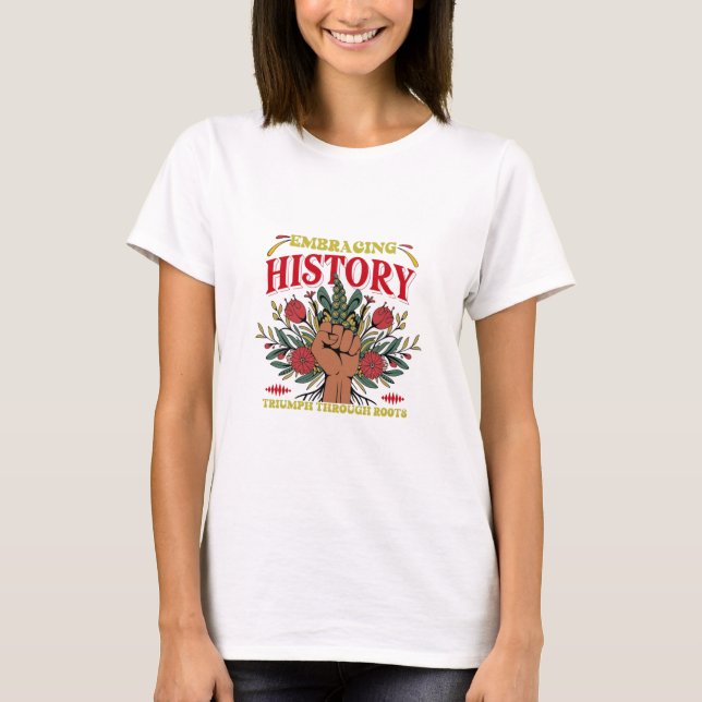 Nationell kvinnohistoria Månad 2025 Kvinnohistoria T Shirt (Framsida)