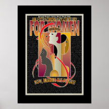 Nationell kvinnohistoria Poster utskrift varje år
