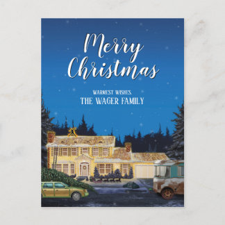 Nationell Lampoons jul Helg Vykort