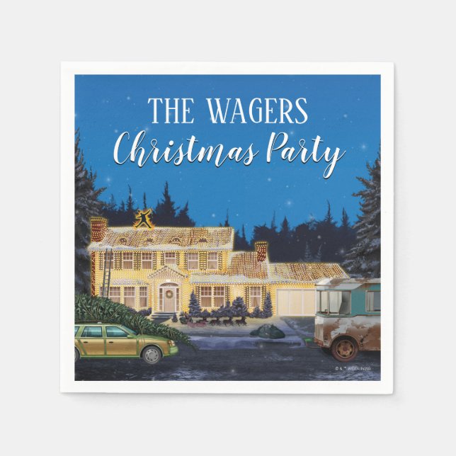 Nationell Lampoons jul Pappersservett (Framsidan)