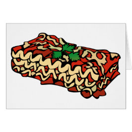 Nationell Lasagna-dag Hälsningskort