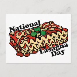 Nationell Lasagna-dag Vykort
