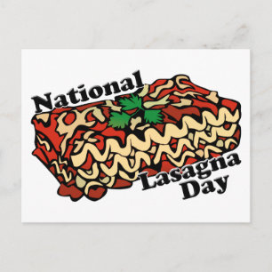 Nationell Lasagna-dag Vykort