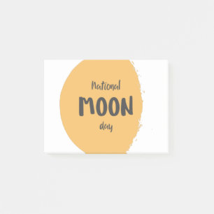 Nationell Måne-dag Post-it Block