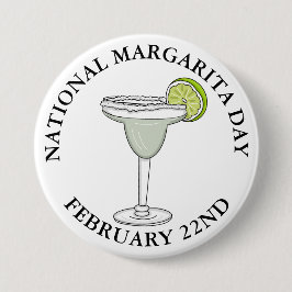 Nationell Margarita-dag 22 februari-knapp Knapp
