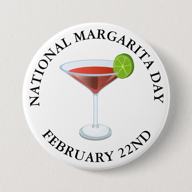 Nationell Margarita-dag 22 februari-knapp Knapp (Framsida)
