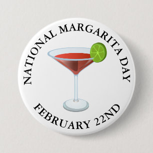 Nationell Margarita-dag 22 februari-knapp Knapp