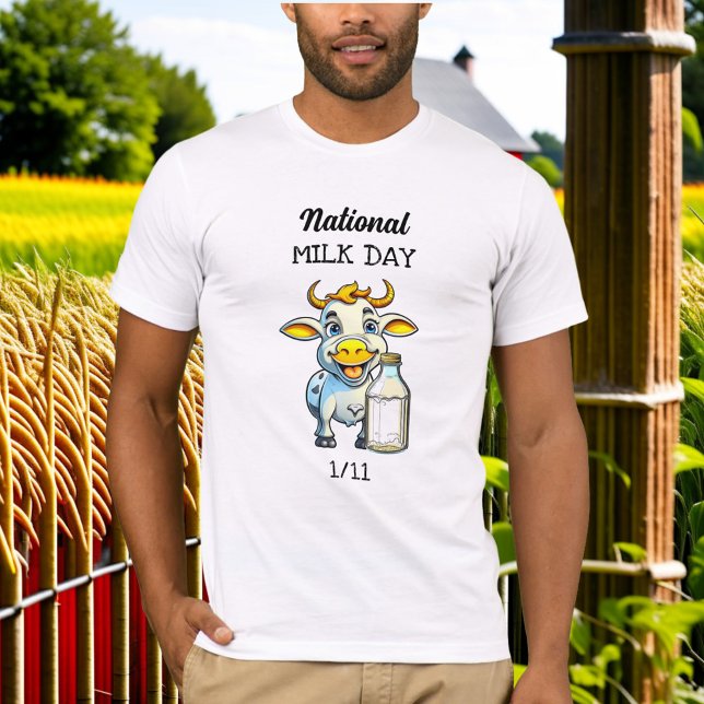 Nationell Mjölk-dag 11 januari T Shirt (Skapare uppladdad)