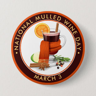 Nationell mullad Vin-dag Knapp