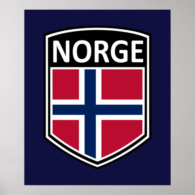 Nationell - Norge Poster (Framsidan)