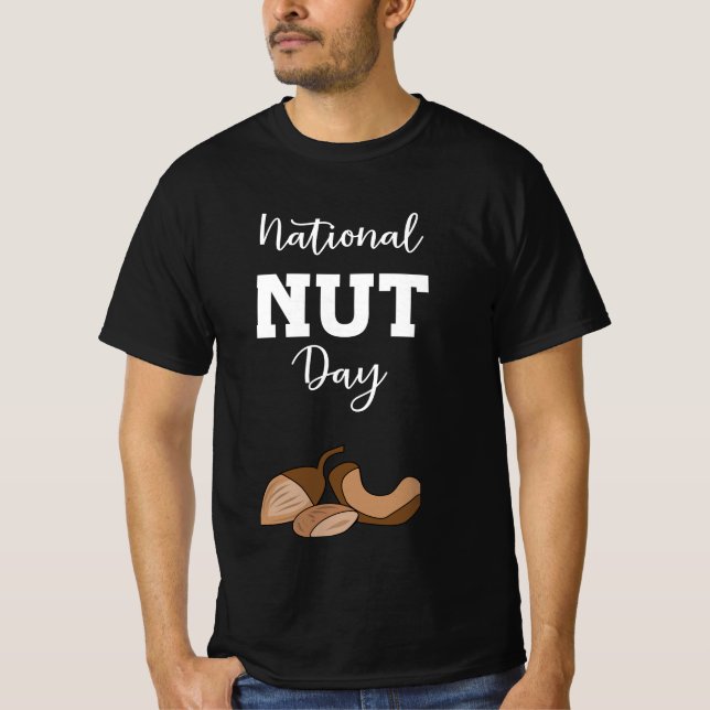 Nationell Nöt-dagbok T Shirt (Framsida)