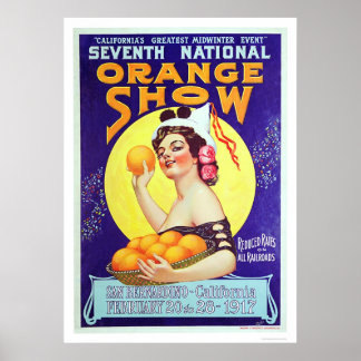 Nationell Orange för 7:e 1917 Poster