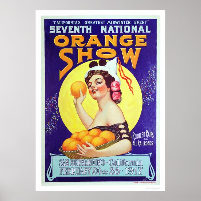 Nationell Orange för 7:e 1917 Poster (Framsidan)