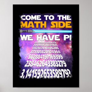 Nationell pi-dag 14 mars 2025 Kom till Math Side Poster