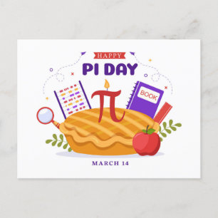 Nationell pi-dag vykort