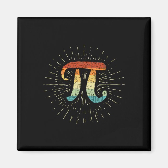 Nationell pi Day - 3.14 - Math Teacher - Pi Number Magnet (Framsidan)