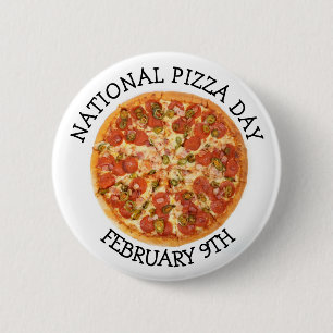 Nationell pizzadag, 9:e Helgdag-knapp, februari Knapp