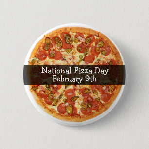 Nationell pizzadag, 9:e Helgdag-knapp, februari Knapp