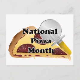 Nationell Pizzamånad Vykort