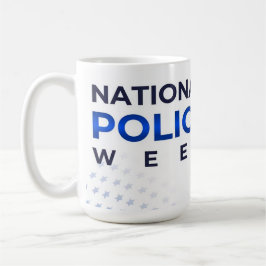Nationell polisvecka kaffemugg