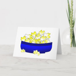 Nationell popcorn-månad kort