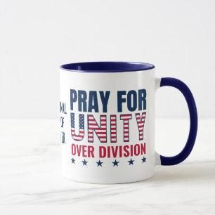 Nationell PRAYer FOR UNITY over DIVISION Mugg