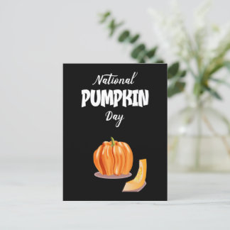 Nationell Pumpkin-dagsljett Vykort