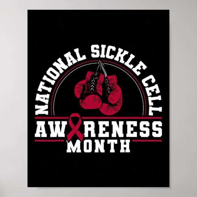 Nationell reklammånad för sickle-cell poster (Framsidan)