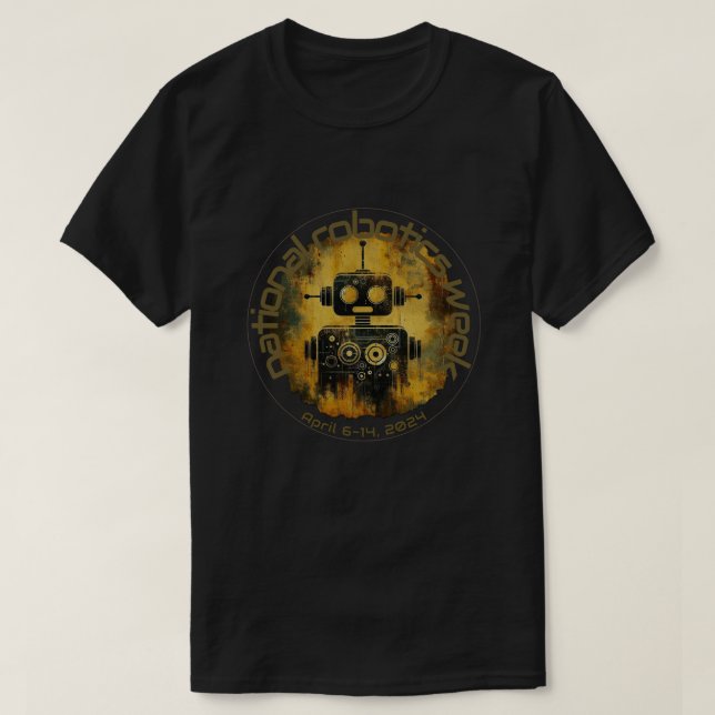 Nationell robotikvecka t shirt (Design framsida)