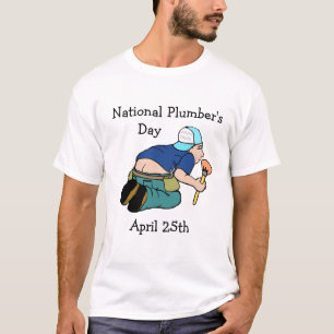Nationell rörmokare dag 25 april t shirt