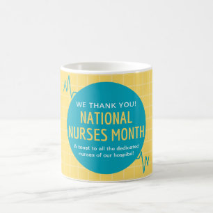 Nationell sjukförsäkringsmånad kaffemugg