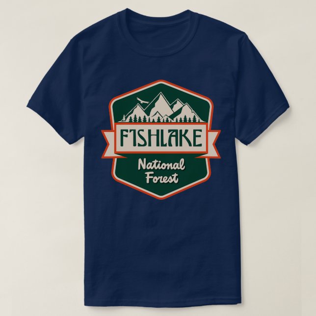 Nationell skog för fiskevatten 1 t shirt (Design framsida)