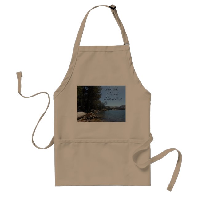 Nationell skog i silver Sjö El Dorado Förkläde (Framsidan)