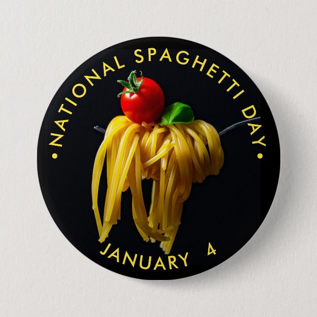 Nationell spaghetti-dag knapp (Framsida)
