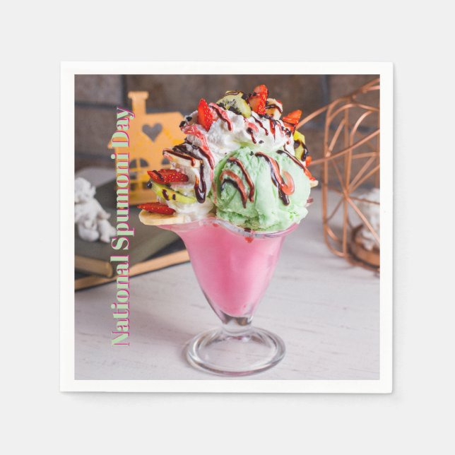 Nationell spumondag pappersservett (Framsidan)