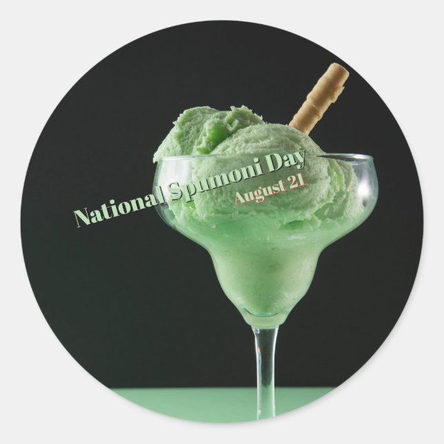 Nationell spumondag runt klistermärke (Framsida)