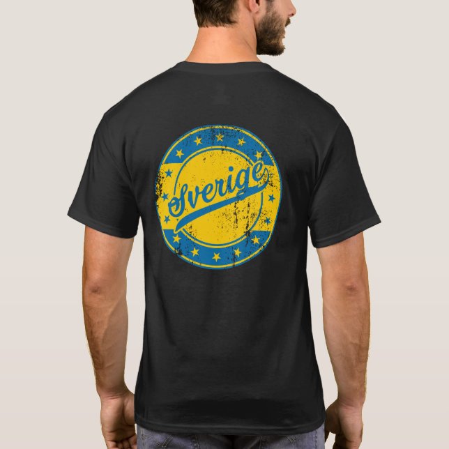 Nationell - Sverige | SVERIGE T Shirt (Baksida)